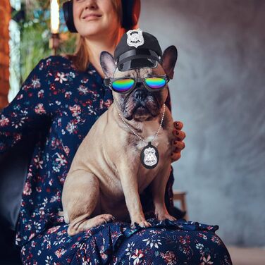 Костюм поліцейського для домашніх тварин Yewong: комплект аксесуарів для собак та котів (м'язка шапка, значок, сонцезахисні окуляри)