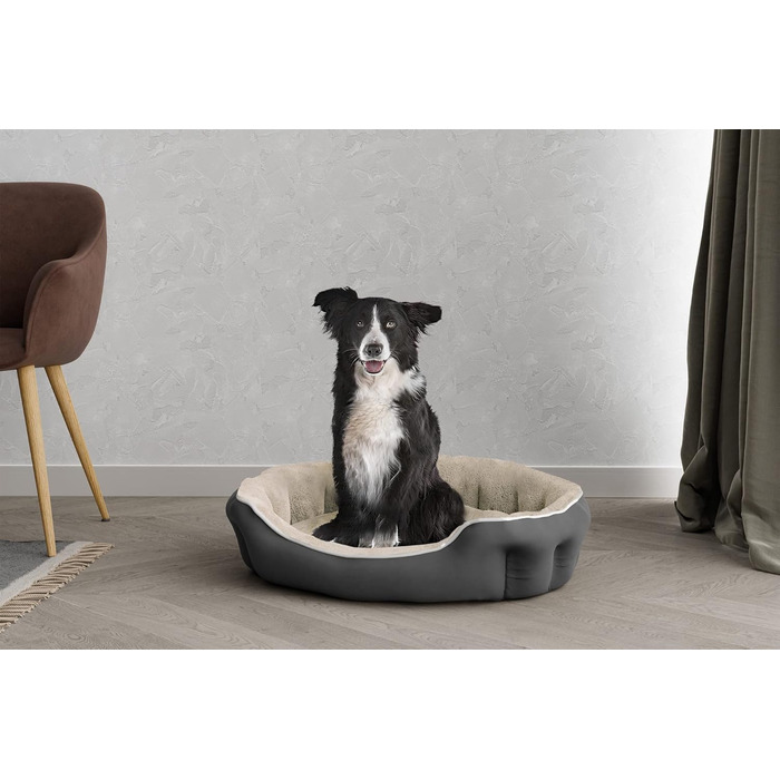 Лежанка для собак та котів Sogni E Capricci COCCOLE, 48 x 42 x 16 см, кремовий колір