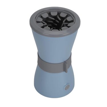 Автоматичний мийник лап для собак, електричний, з м'якими щетинками, 360°, блакитний