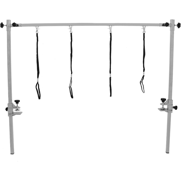 Стіл для грумінгу собак Jonlaki з регулюванням висоти, нержавіюча сталь, з петлею, підставка для грумінгу тварин, для маленьких та середніх собак та котів, 1,1 м