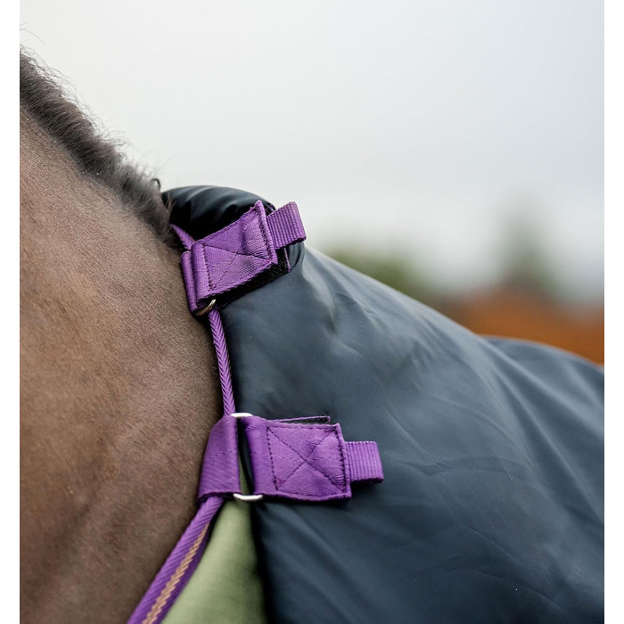 Кінська попона Horseware Amigo Hero Ripstop Plus, легка, 0 г, розмір 66, колір Bramble/Winterberry & Taupe