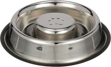 Нержавіючий миска для собак Neater Pet Brands, повільна годівля, антиковзка, проти здуття та швидкого поїдання, мала, 3/4 чашки