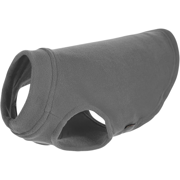 Жилет для собак Gooby з м'якого флісу, сорочка-худі, розмір Small, сірий колір