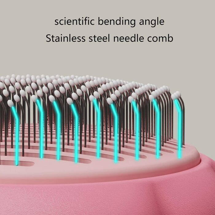 Щітка для собак для видалення шерсті, масажна щітка для котів, видаляє випадаючу шерсть та сплутаності, м'які щетинки, самоочисна, для собак з масажем, блакитна