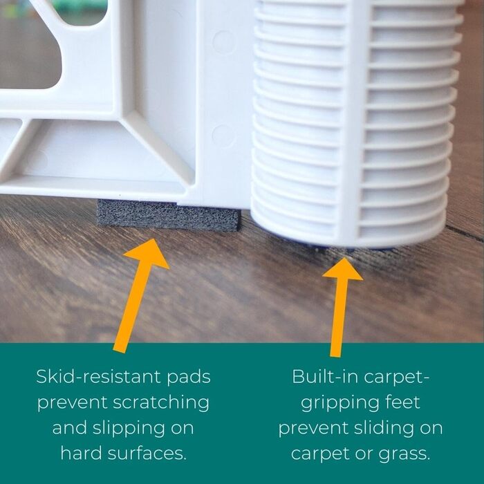 Laufstall для собак North States MYPET Petyard, розкладний, 6 панелей, 66 см, сірий (для дому та вулиці)