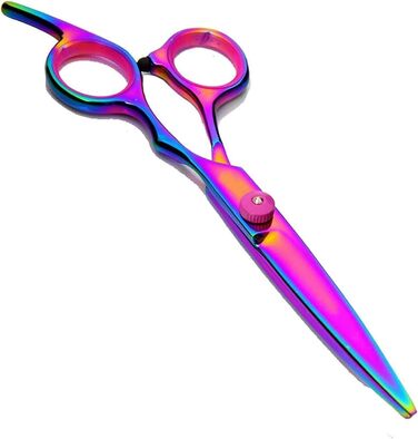 Набір професійних ножиць для грумінгу домашніх тварин QUNINE: ножиці для стрижки, вигнуті та фінішні