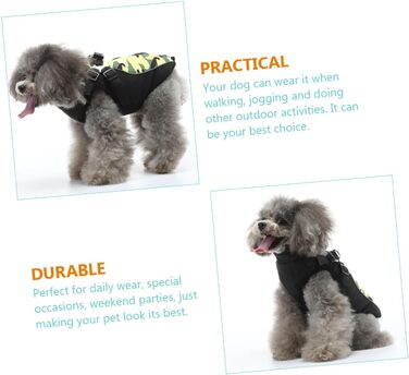 Теплий зимовий костюм для собак GLEAVI з поліестеру для маленьких собак. Зносостійкий костюм для цуценят, зручний одяг для собак у холодну погоду