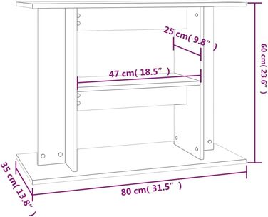 Тумба для акваріума ZEYUAN біла 80x35x60 см, ДСП, акваріумний стіл, шафа