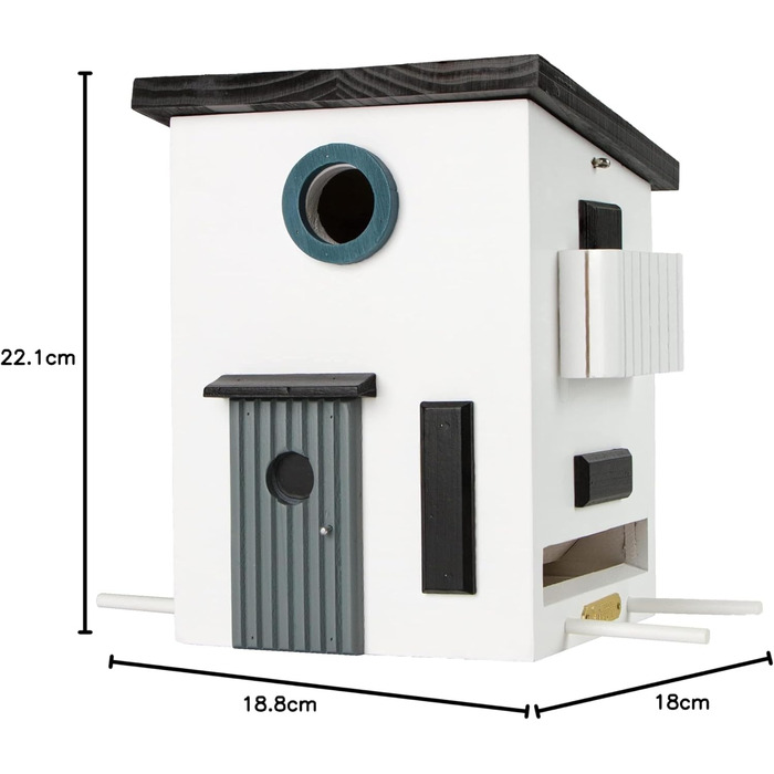 Дерев'яний комбінований годівничка та шпаківня Wildlife Garden WG108 Multiholk Bauhaus