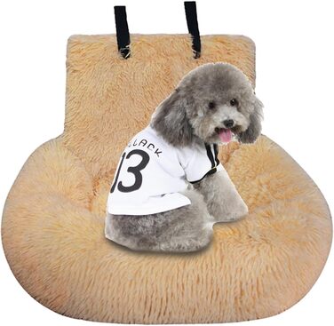 Автоматизоване ліжко для собак Autoitz: знімне, безпечне, тепле, для домашнього використання та в автомобілі (персиковий, S)